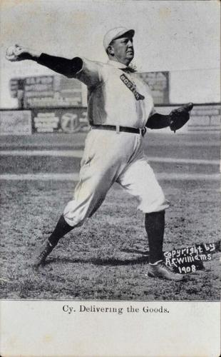 1908 A. C. Williams Postcards #NNO Cy Young Front