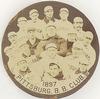 1896-98 Whitehead & Hoag/Cameo Pepsin Gum Pins (PE4) #NNO Pittsburgh Baseball Club 1897 Front