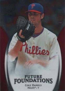 2009 Upper Deck Icons - Future Foundations #FF-CH Cole Hamels Front
