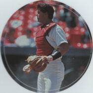 1995 Colonial St. Louis Cardinals Collectors Set Milk Caps #NNO Tom Pagnozzi Front