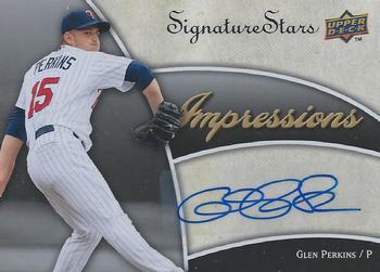 2009 Upper Deck Signature Stars - Impressions Signatures #IMP-GP Glen Perkins Front