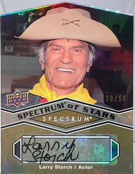 2009 Upper Deck Spectrum - Spectrum of Stars Autographs Die Cut #LS Larry Storch Front