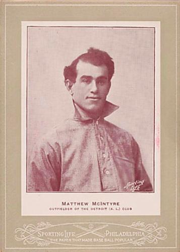 1902-11 Sporting Life Cabinets W600 #NNO Matty McIntyre Front
