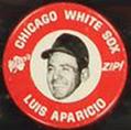 1969 Kelly's Potato Chips MLBPA Pinback Buttons #NNO Luis Aparicio Front