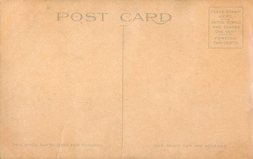 1912 Boston American Series Postcards (PC742-1) #NNO Tris Speaker Back