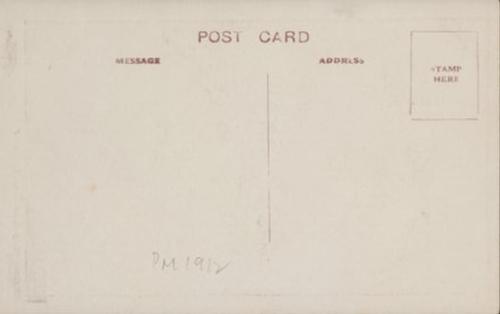 1912 Boston Daily American Souvenir Postcards (PC742-2) #NNO Ray Collins Back