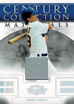 2008 Donruss Threads - Century Collection Materials #CCM-24 Robin Yount Front