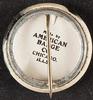 1937 American Badge Chicago Cubs Pins #NNO John Bottarini Back