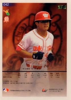 1996 CPBL Pro-Card Series 3 - Baseball Hall of Fame - Gold #42 Tai-San Chang Back