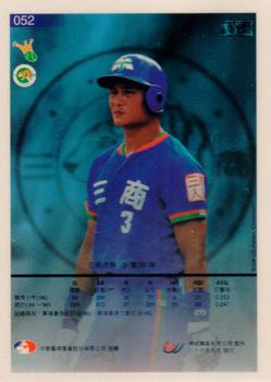 1996 CPBL Pro-Card Series 3 - Baseball Hall of Fame - Gold #52 Tsung-Hui Tung Back