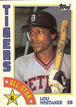1984 Topps - Collector's Edition (Tiffany) #398 Lou Whitaker Front
