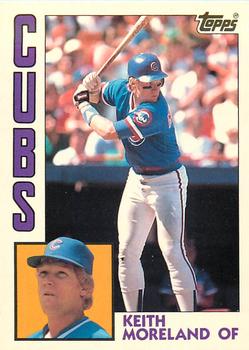 1984 Topps - Collector's Edition (Tiffany) #23 Keith Moreland Front