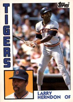1984 Topps - Collector's Edition (Tiffany) #333 Larry Herndon Front