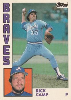1984 Topps - Collector's Edition (Tiffany) #597 Rick Camp Front