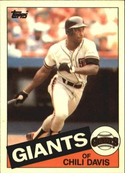 1985 Topps - Collector's Edition (Tiffany) #245 Chili Davis Front