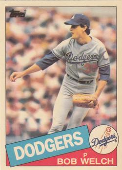 1985 Topps - Collector's Edition (Tiffany) #291 Bob Welch Front