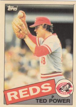 1985 Topps - Collector's Edition (Tiffany) #342 Ted Power Front