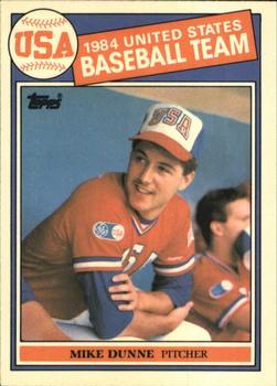 1985 Topps - Collector's Edition (Tiffany) #395 Mike Dunne Front