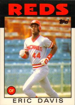 1986 Topps - Collector's Edition (Tiffany) #28 Eric Davis Front