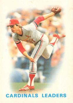 1986 Topps - Collector's Edition (Tiffany) #66 Cardinals Leaders Front