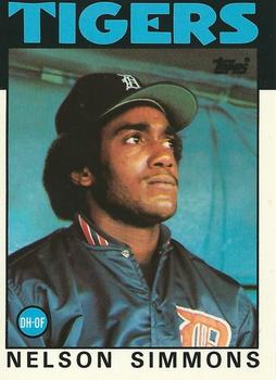 1986 Topps - Collector's Edition (Tiffany) #121 Nelson Simmons Front