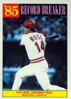 1986 Topps - Collector's Edition (Tiffany) #206 Pete Rose Front