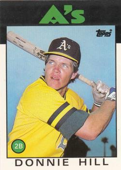 1986 Topps - Collector's Edition (Tiffany) #484 Donnie Hill Front