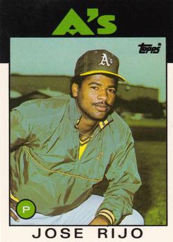 1986 Topps - Collector's Edition (Tiffany) #536 Jose Rijo Front