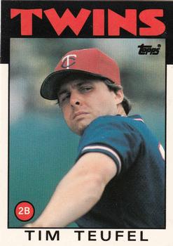 1986 Topps - Collector's Edition (Tiffany) #667 Tim Teufel Front