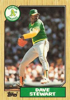 1987 Topps - Collector's Edition (Tiffany) #14 Dave Stewart Front