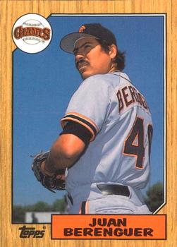 1987 Topps - Collector's Edition (Tiffany) #303 Juan Berenguer Front