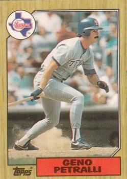 1987 Topps - Collector's Edition (Tiffany) #388 Geno Petralli Front