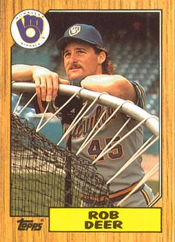 1987 Topps - Collector's Edition (Tiffany) #547 Rob Deer Front