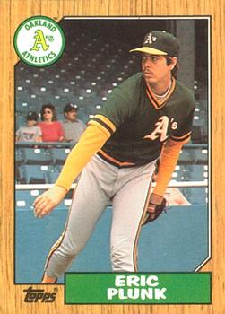 1987 Topps - Collector's Edition (Tiffany) #587 Eric Plunk Front