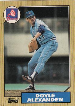 1987 Topps - Collector's Edition (Tiffany) #686 Doyle Alexander Front