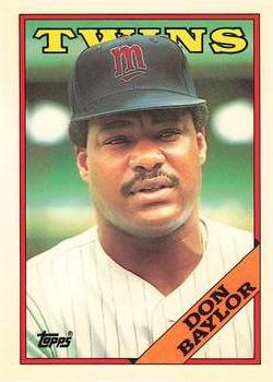 1988 Topps - Collector's Edition (Tiffany) #545 Don Baylor Front