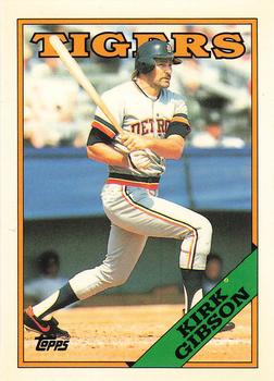 1988 Topps - Collector's Edition (Tiffany) #605 Kirk Gibson Front