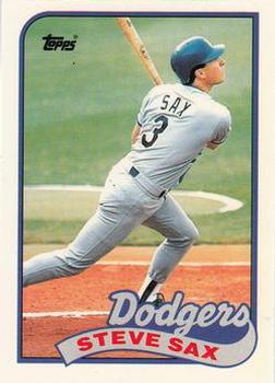 1989 Topps - Collector's Edition (Tiffany) #40 Steve Sax Front