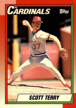 1990 Topps - Collector's Edition (Tiffany) #82 Scott Terry Front
