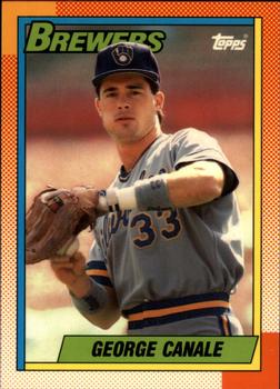1990 Topps - Collector's Edition (Tiffany) #344 George Canale Front