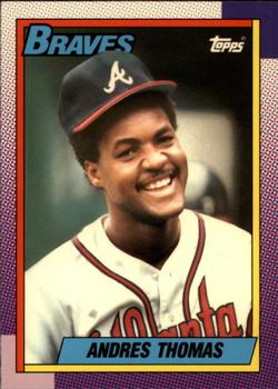 1990 Topps - Collector's Edition (Tiffany) #358 Andres Thomas Front