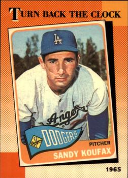1990 Topps - Collector's Edition (Tiffany) #665 Sandy Koufax Front