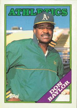 1988 Topps Traded - Limited Edition (Tiffany) #11T Don Baylor Front