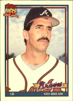 1991 Topps Traded - Limited Edition (Tiffany) #13T Sid Bream Front