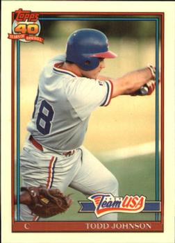 1991 Topps Traded - Limited Edition (Tiffany) #63T Todd Johnson Front