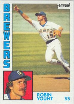 1984 Topps Nestle #10 Robin Yount Front