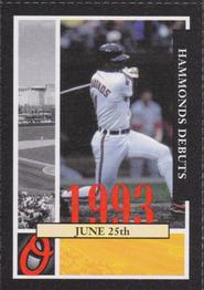 2002 Baltimore Orioles Greatest Moments of Oriole Park at Camden Yards #10 Jeffrey Hammonds Front