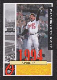 2002 Baltimore Orioles Greatest Moments of Oriole Park at Camden Yards #16 Rafael Palmeiro Front