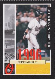 2002 Baltimore Orioles Greatest Moments of Oriole Park at Camden Yards #27 Eddie Murray Front