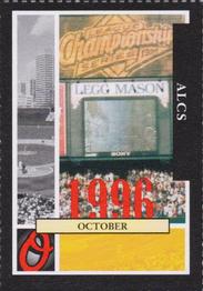 2002 Baltimore Orioles Greatest Moments of Oriole Park at Camden Yards #31 1996 ALCS Front